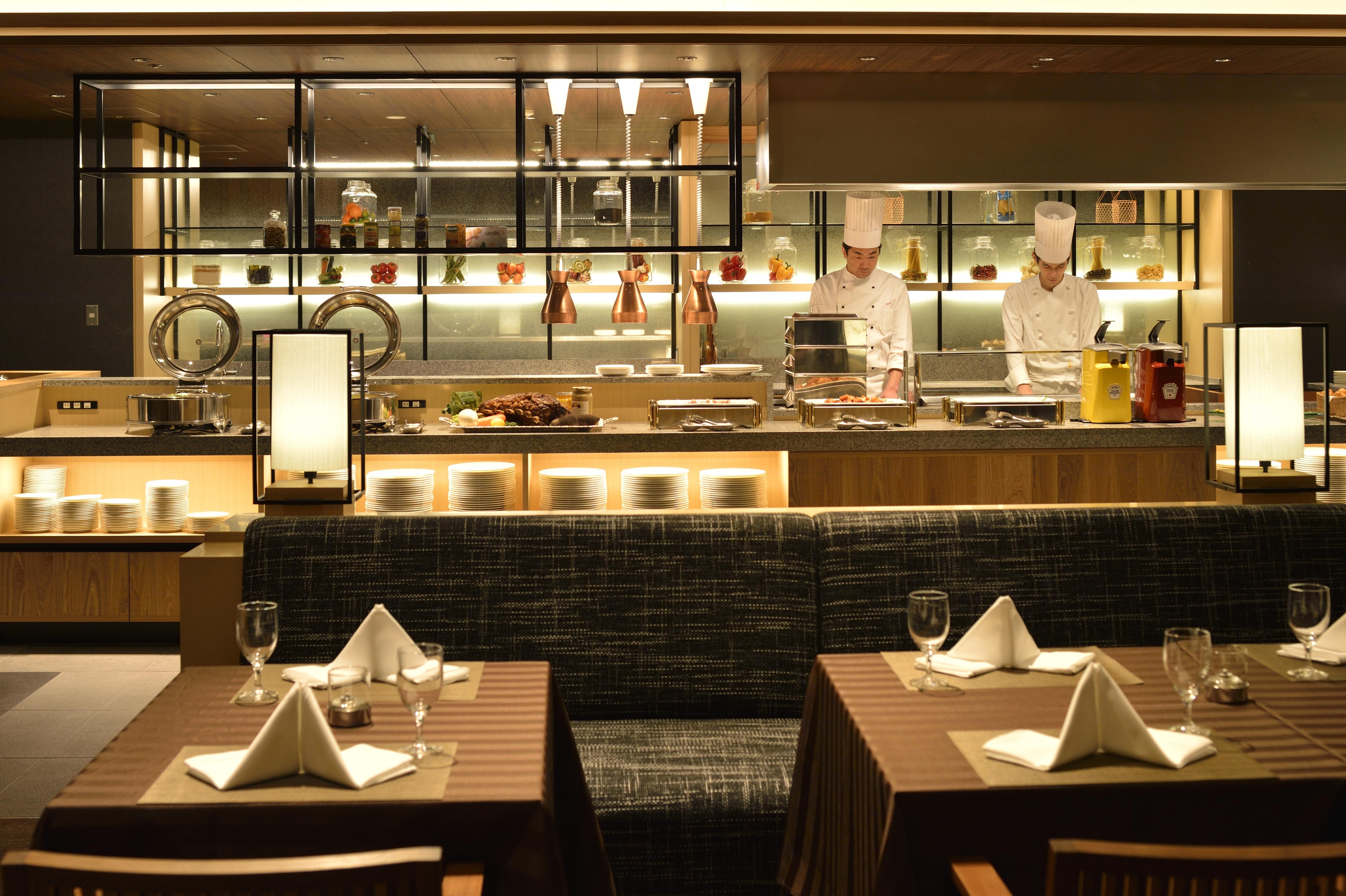 Kyoto Tokyu Hotel Exteriör bild The open kitchen at the restaurant
